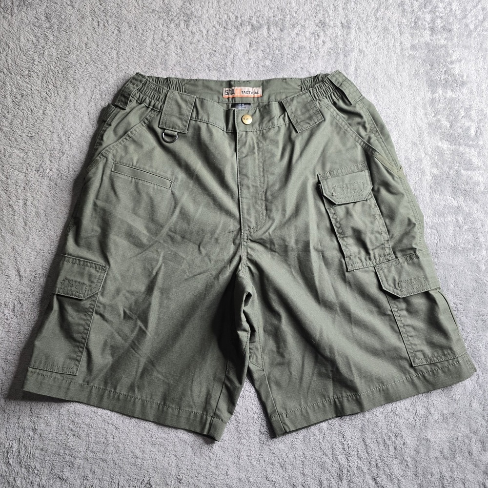 511 Tactical TACLITE PRO 9.5" Ripstop Cargo Shorts Mens 30 Green Outdoors Hike